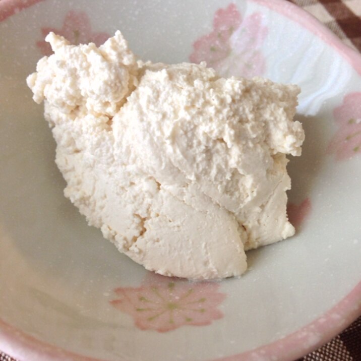 豆乳で手作り出来ちゃう。クリームチーズ！！